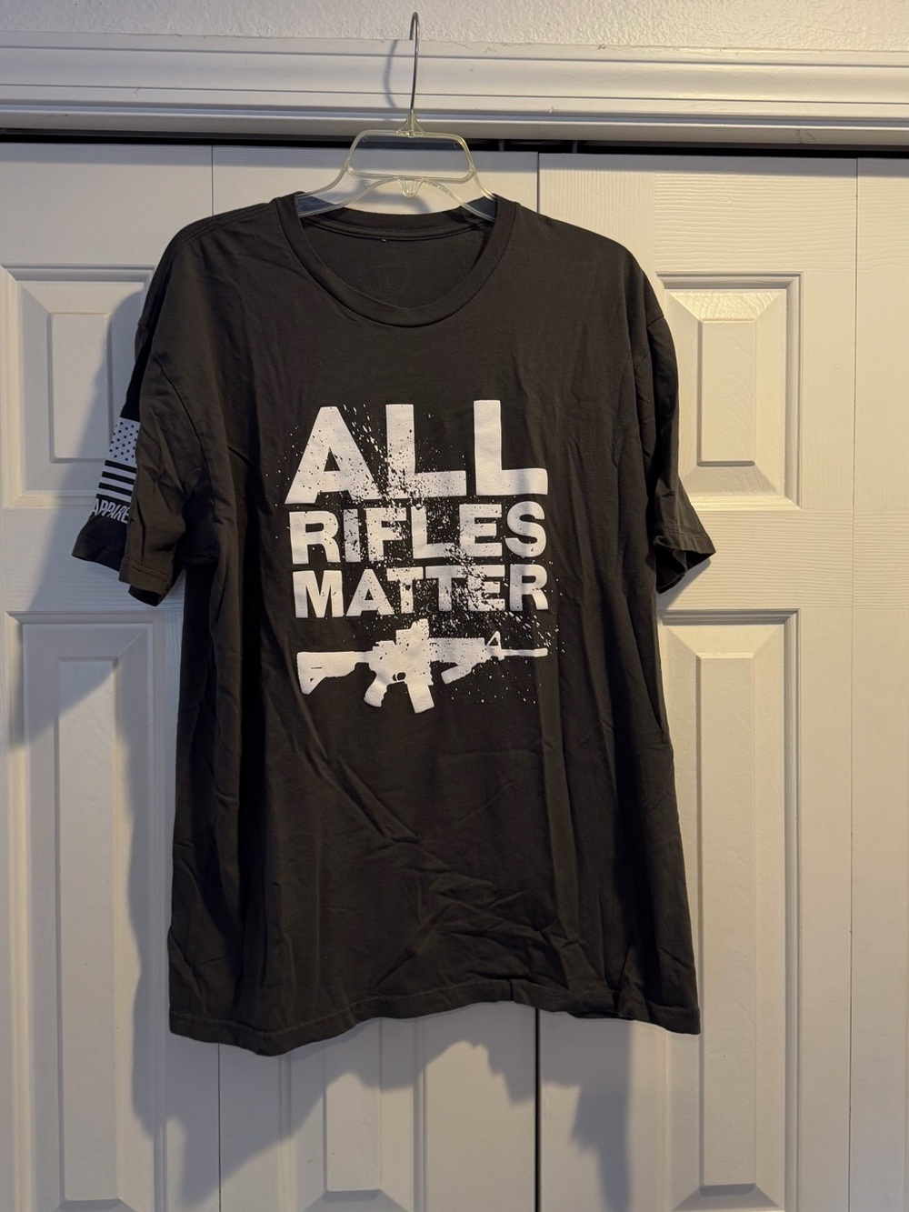 All Rifles Matter Graphic Tee Men's Size XL 2nd Amendment #0148